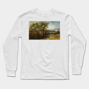 Hudson River at Croton Point by Julie Hart Beers Long Sleeve T-Shirt